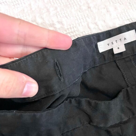VETTA The Every Day Pant Black Tencel Size 8 - Picture 3 of 9